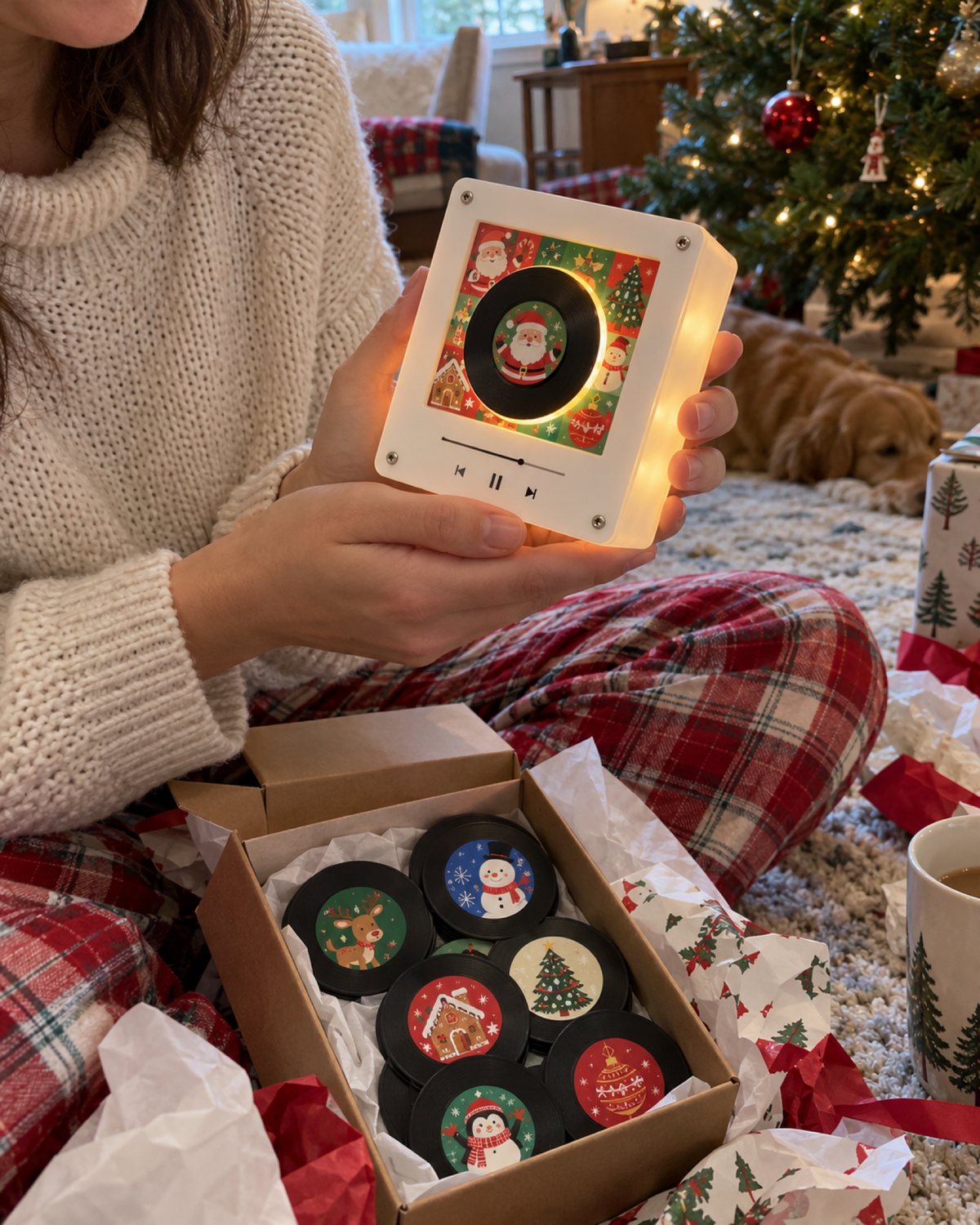 Unwrapping the player on Christmas morning