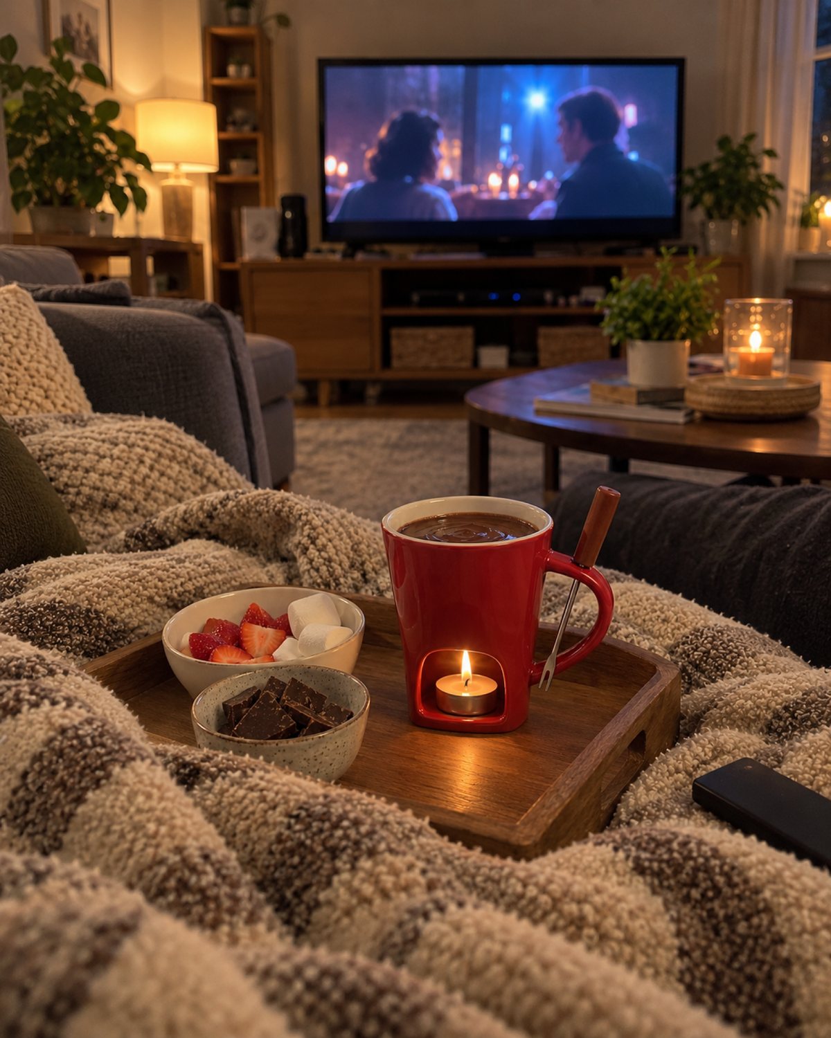 A tiny fondue night, any night.