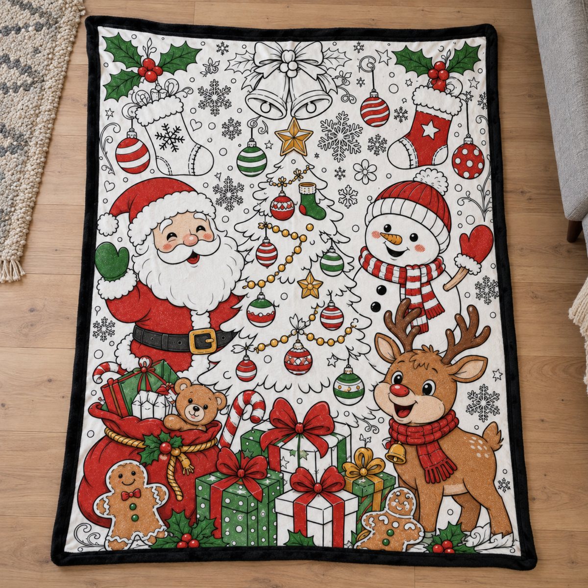 Christmas Friends / 28 × 39 in · 70 × 100 cm